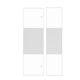 Balmani Senses Design paroi en verre pour porte de douche pivotante