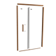 Balmani Senses Design jeu de profil pour porte de douche