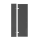 Balmani Senses Design paroi en verre pour porte de douche pivotante