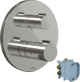Blaufoss Smartbox Round thermostat de douche encastré, élément encastré inclus
