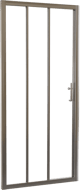 Linie Cadiz porte coulissante en trois parties