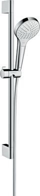 Hansgrohe Croma Select S Duschstange mit Duschkopf Vario EcoSmart