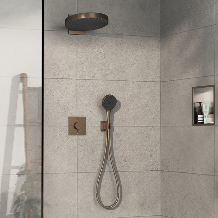 Hansgrohe Showerselect Comfort Q inbouw mengkraan Brushed Bronze