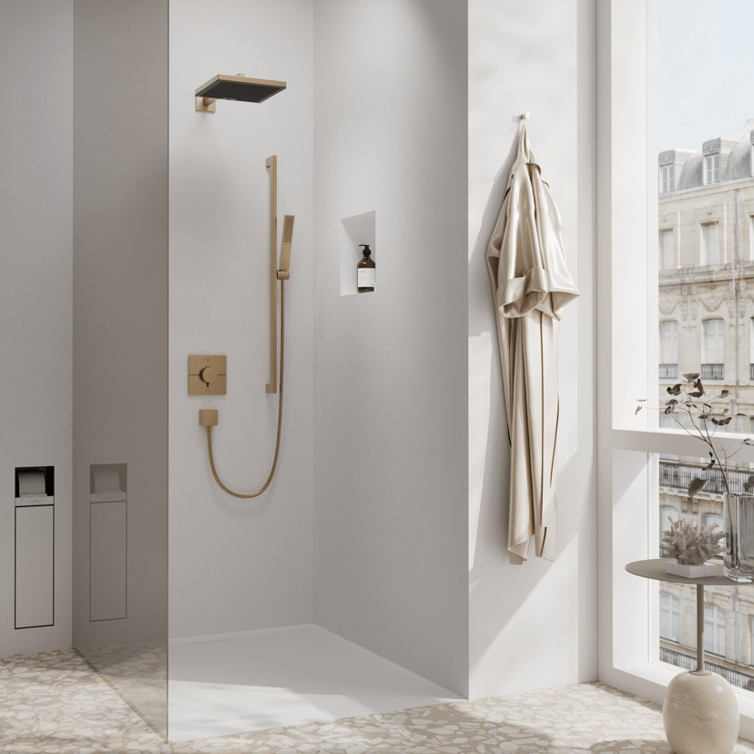 Hansgrohe Showerselect Comfort Q inbouw mengkraan Brushed Bronze