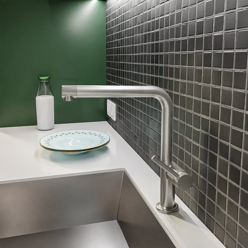 Hansgrohe Talis M54 keukenkraan rvs look