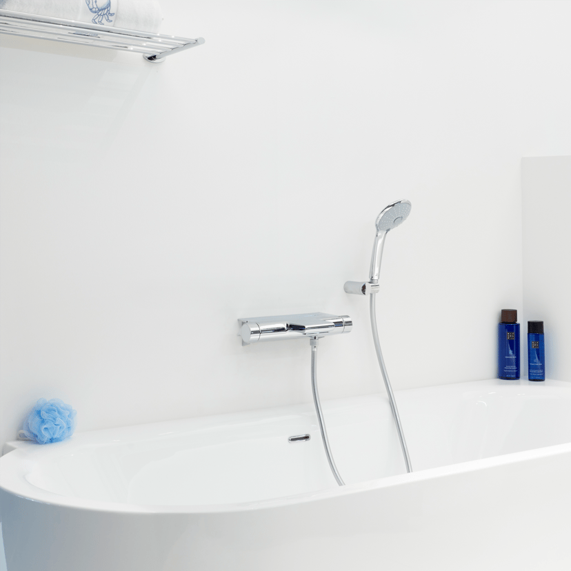 Grohe Euphoria Cube Douchekophouder met doucheslangaansluiting 1/2" glanzend chroom