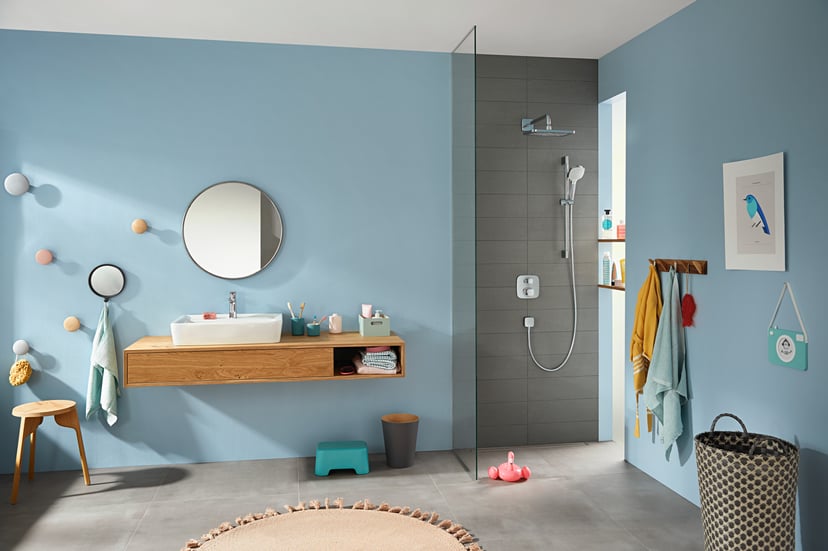 Hansgrohe Croma S180 tête de douche rond Ø 18 cm Chrome Brillant