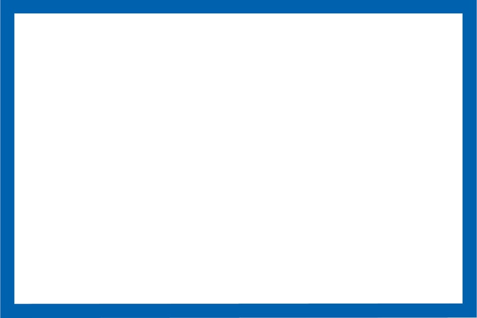 Leerer Grundriss mit blauer Umrandung